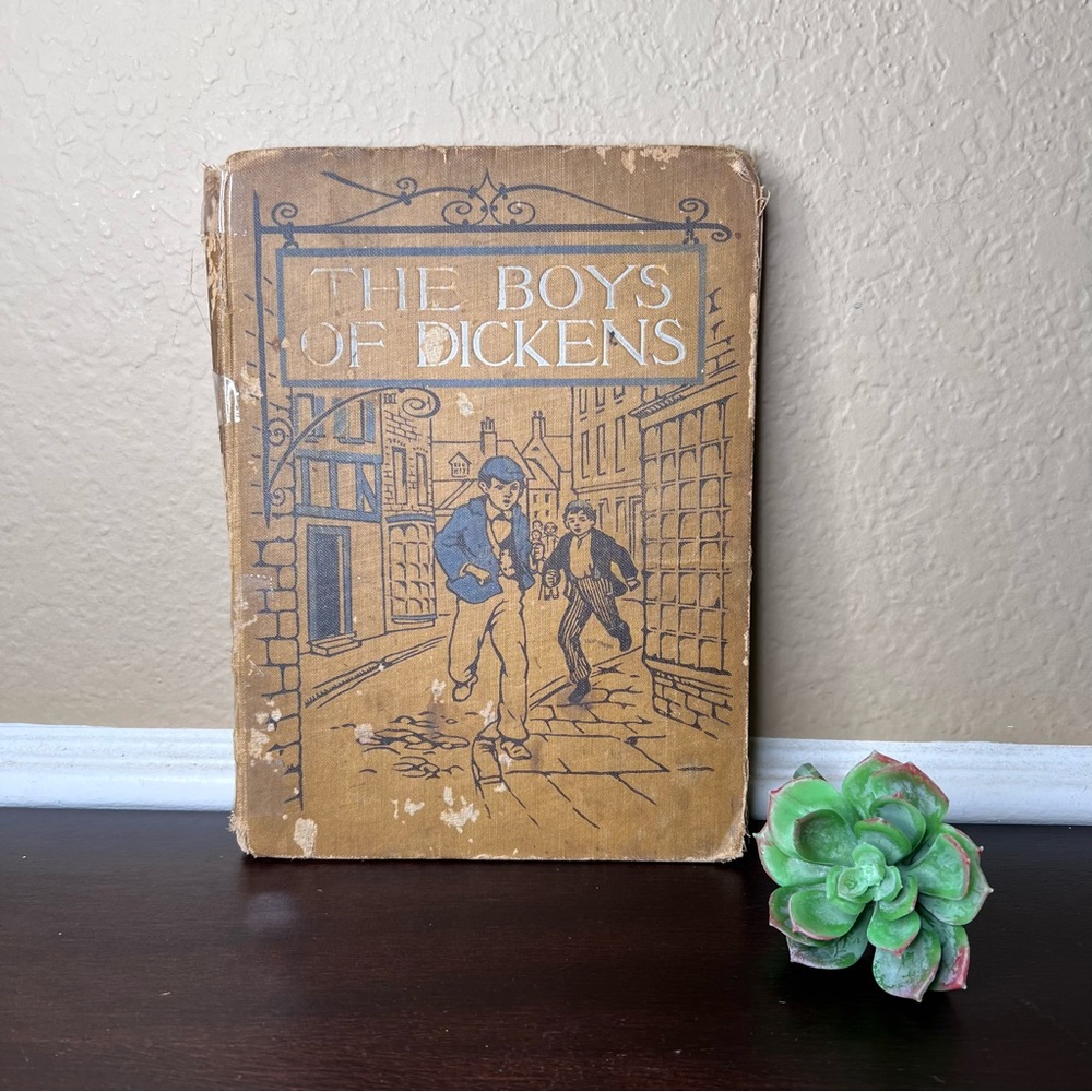 Vintage 'The Boys of Dickens' Book - Brown Cover